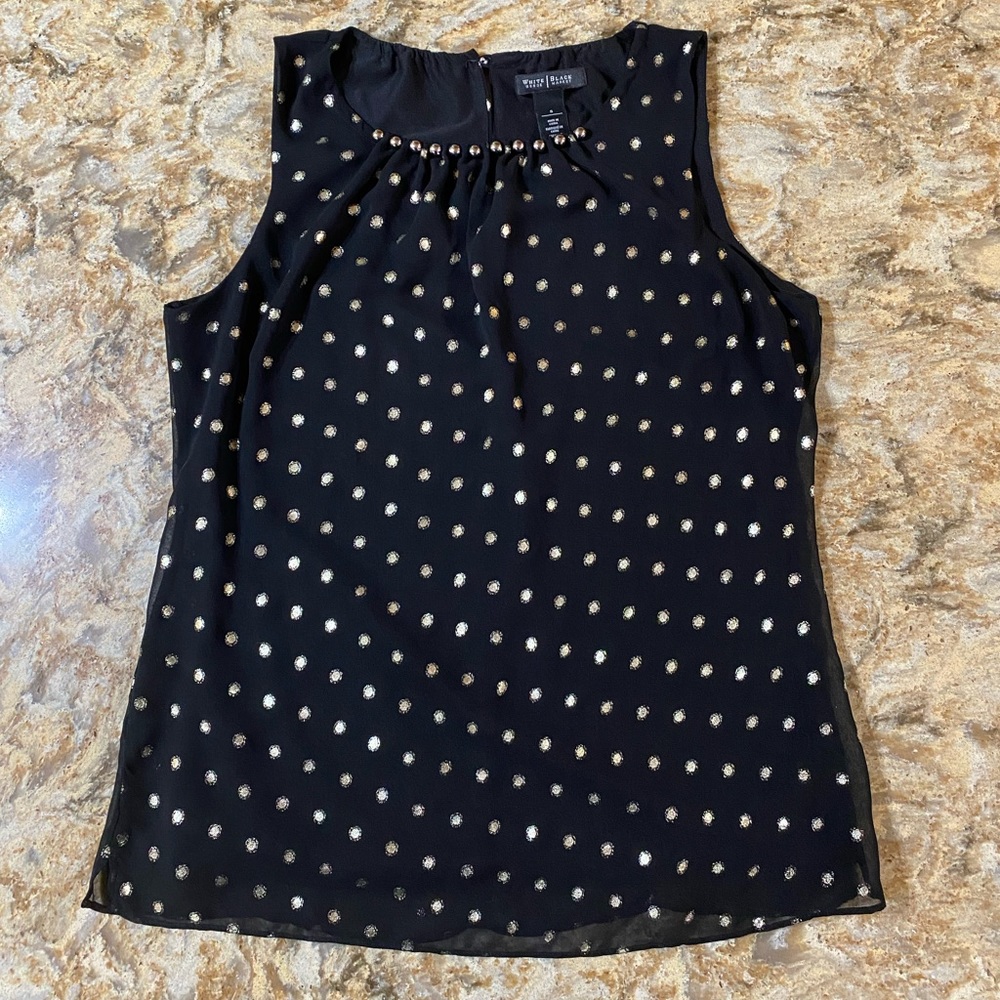 White House Black Market Women’s sleeveless blouse